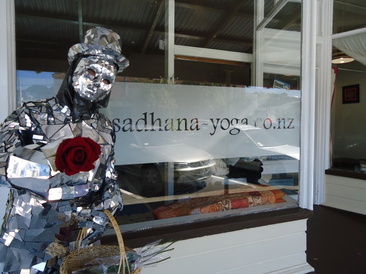 The Mirrorman on Valentine's Day in Miramar 